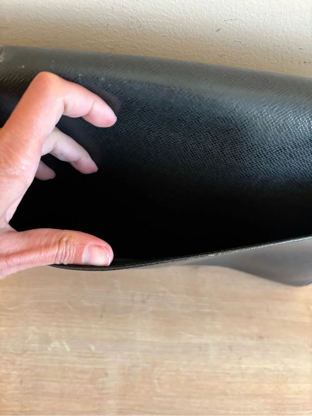 Authentic Louis Vuitton leather briegcase laptop bag